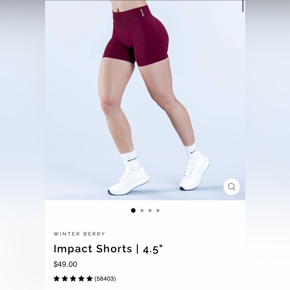 DFYNE Winter Berry Shorts